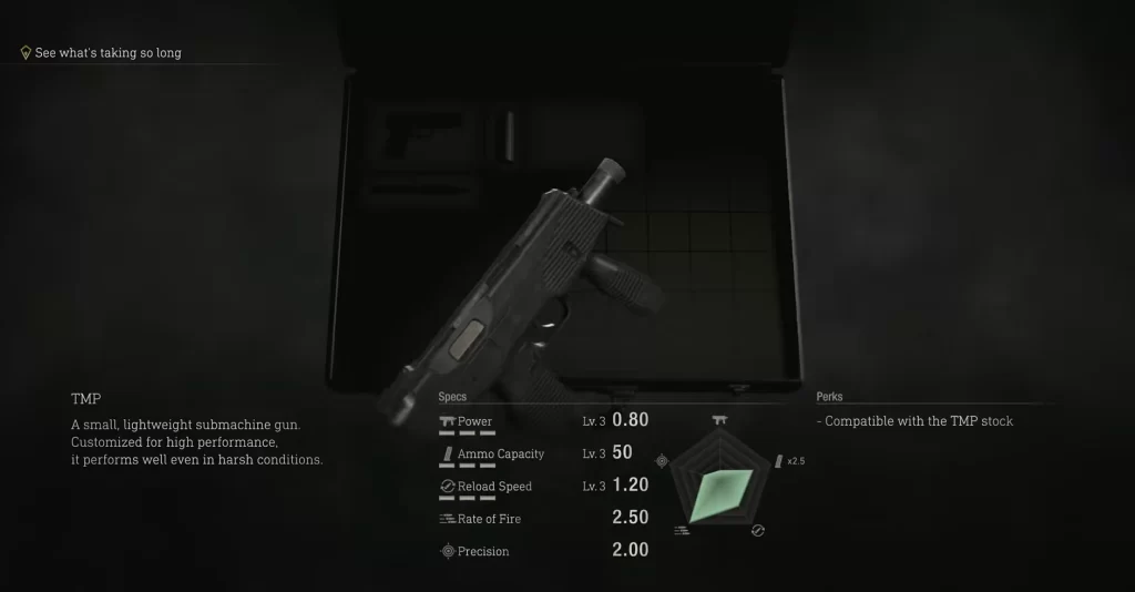 Where To Find TMP in Resident Evil 4 Remake