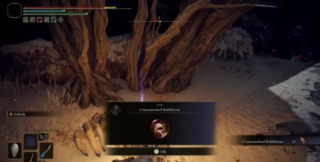Where to find Crimson Bubbletear in Elden Ring?