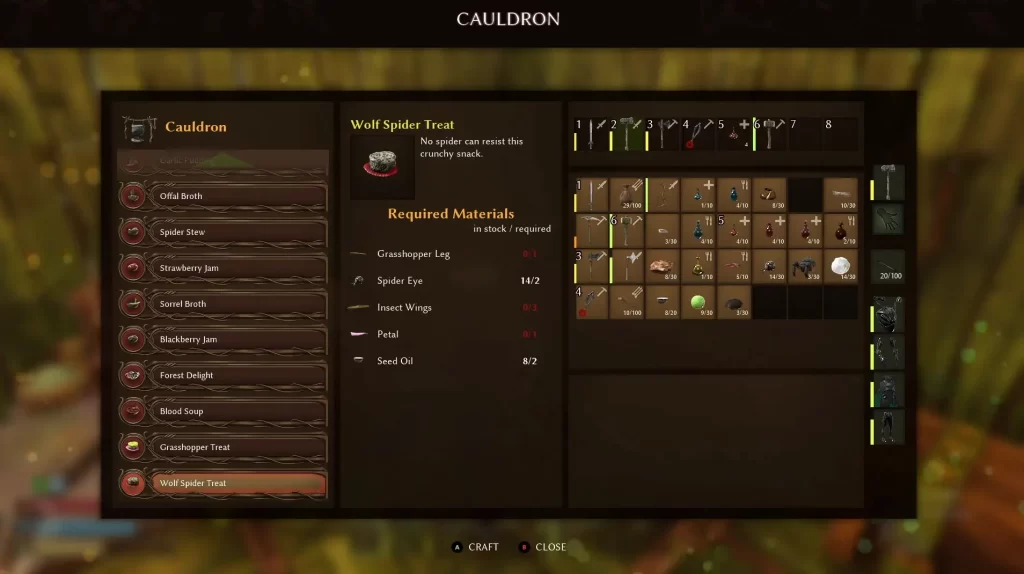 Tame Wolf Spider in Smalland: Survive the Wilds