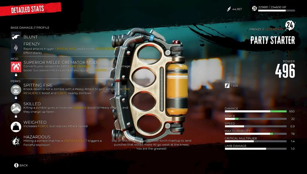 How to Get Legendary Weapons in Dead Island 2