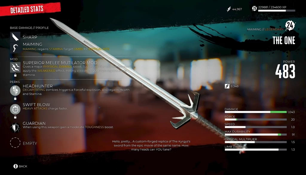 How to Get Legendary Weapons in Dead Island 2