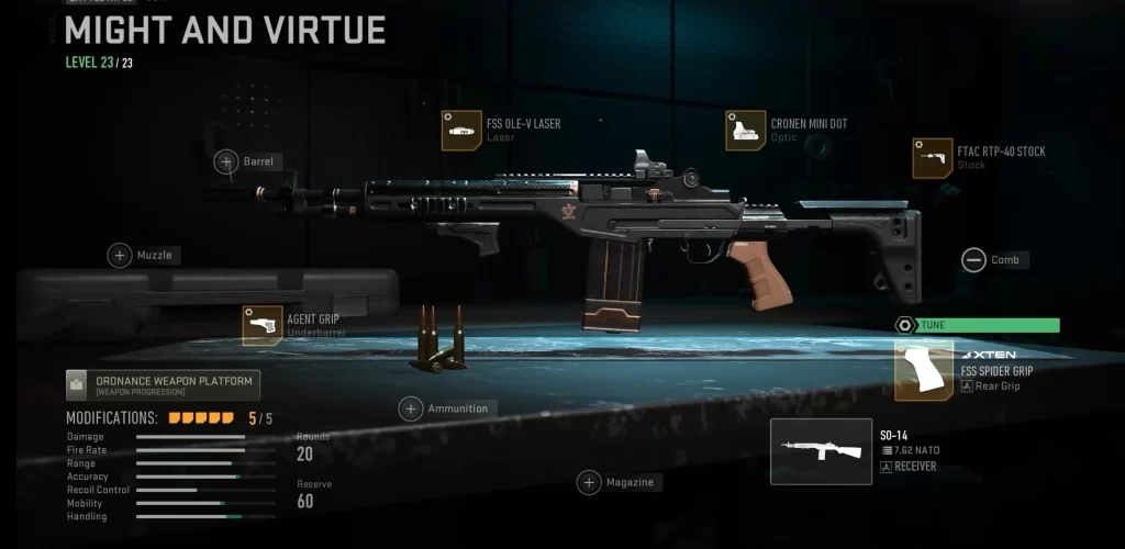 Best SO-14 loadout in Warzone 2 season 3