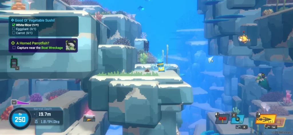 Capture the Horned Parrotfish in Dave The Diver
