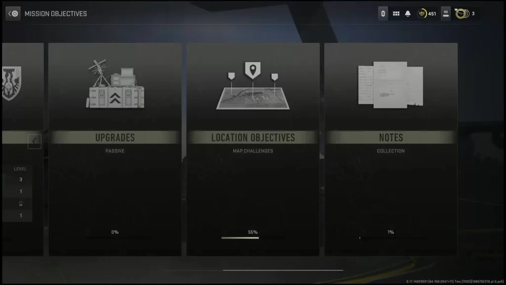 Where is the Notes Menu in Warzone DMZ?