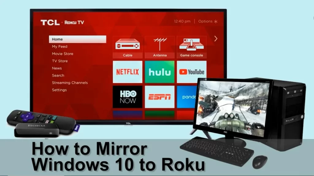 How to Screen Mirror from Windows 10/11 to Roku