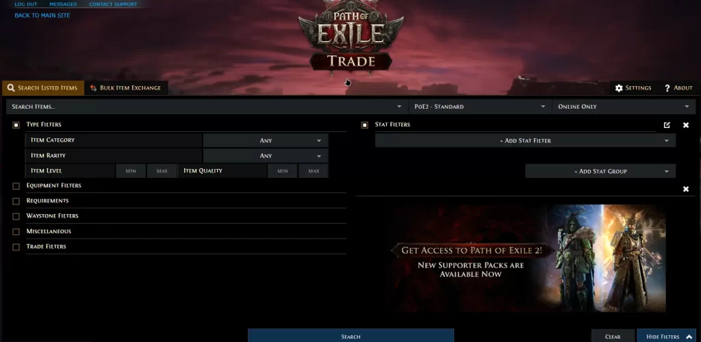 How to trade in Path of Exile 2
