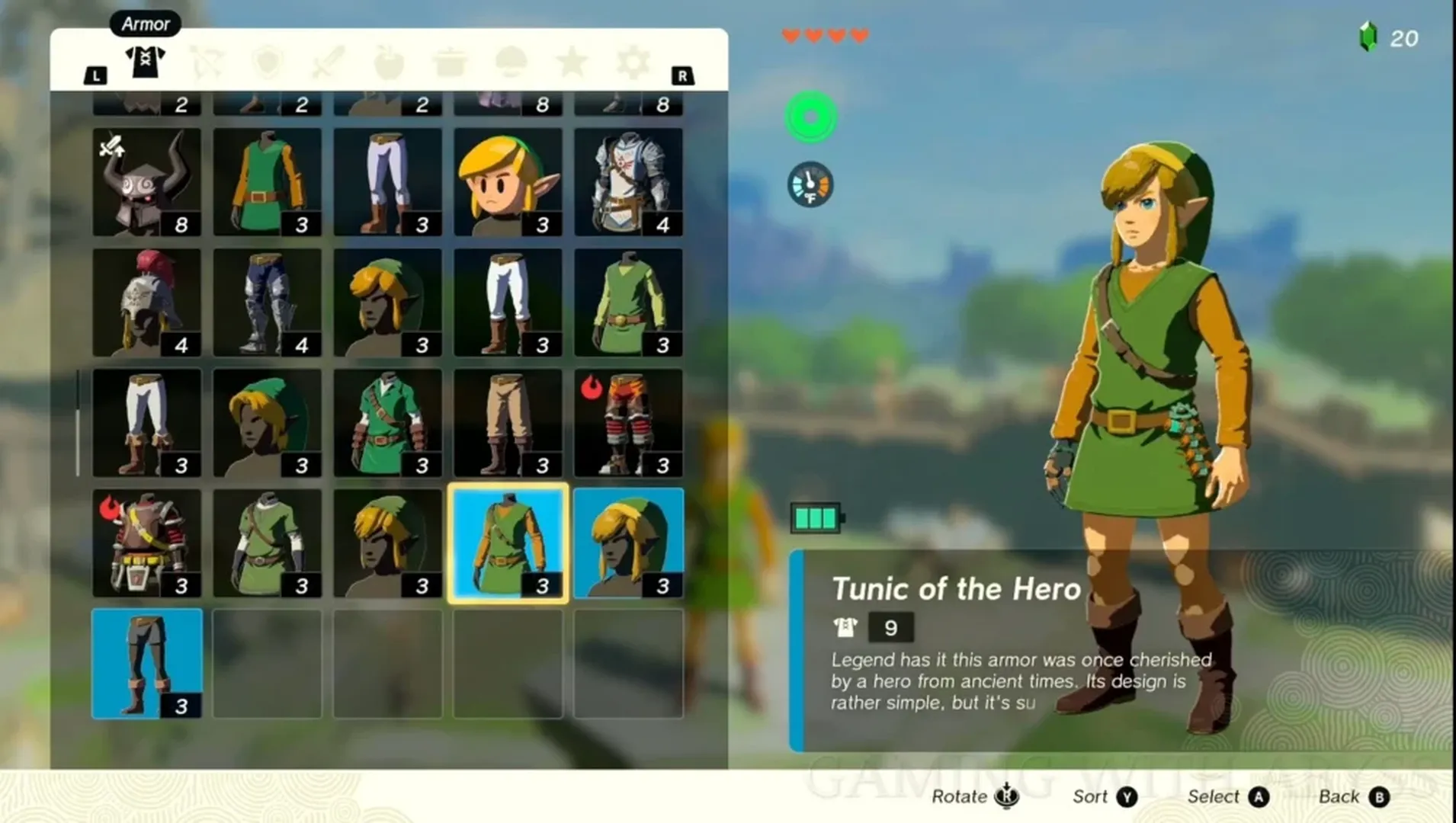 Location of the Tunic of the Hero chest in Dueling Canyons Mine Depths Zelda TOTK.