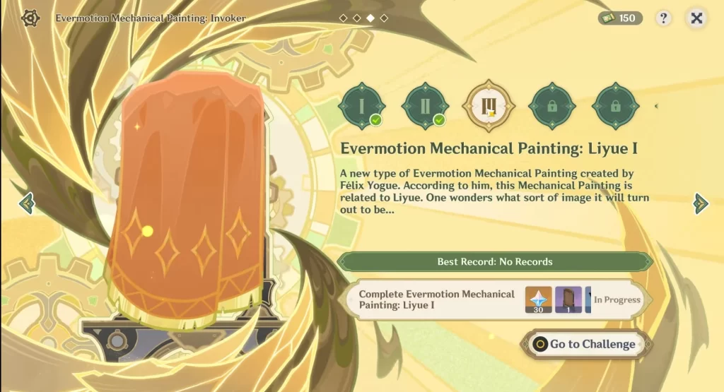 Solve Evermotion Mechanical Painting Liyue I in Genshin Impact