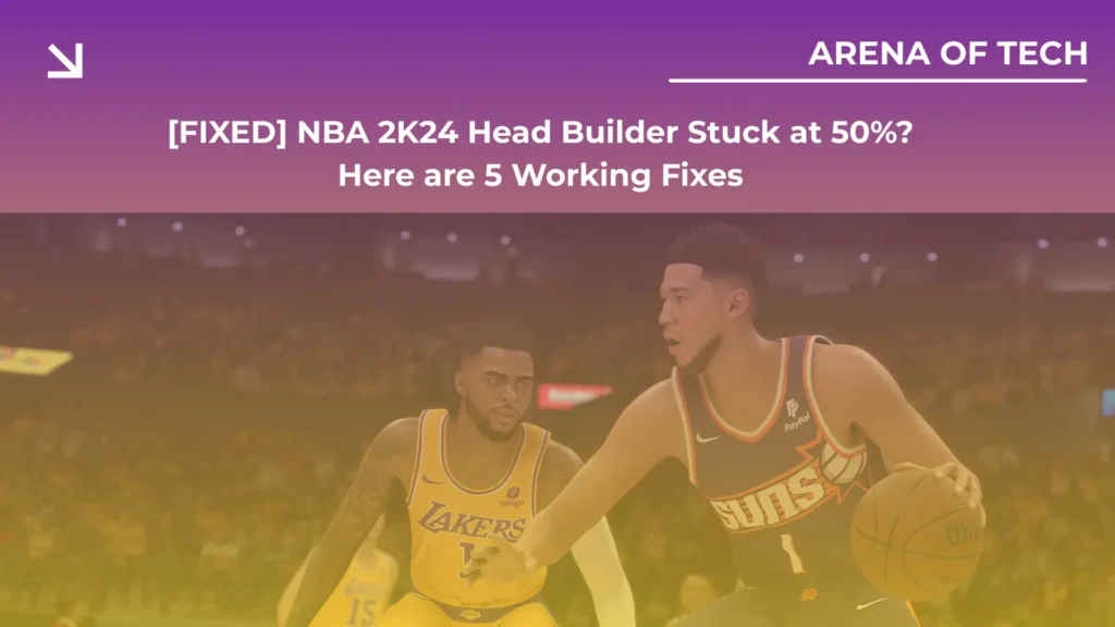 NBA 2K24 MyPlayer head builder stuck at 50 percent loading screen fix 2026